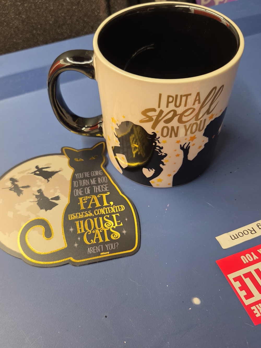 Disney Pink and Black '...And Now You're Mine!' Large Magnet & Mug Bundle